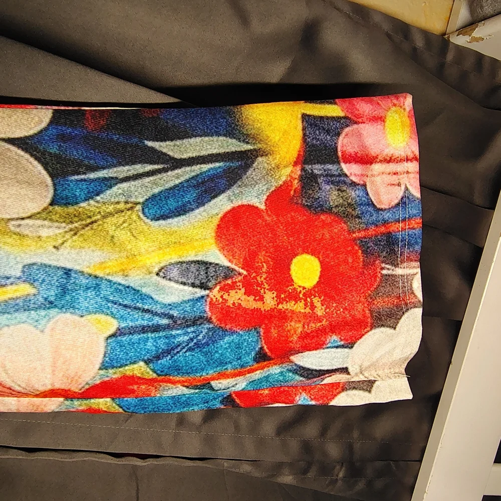 Colorful Floral Pants - Picture 6 of 12